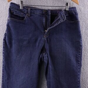 Gloria Vanderbilt‎ Amanda  Womens 14P Dark Wash All Over Slimming Jeans